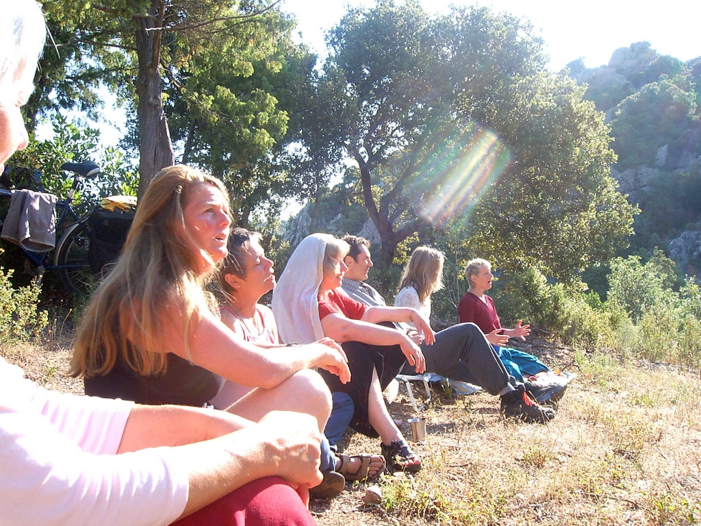 Ekstase durch Meditation in der Natur