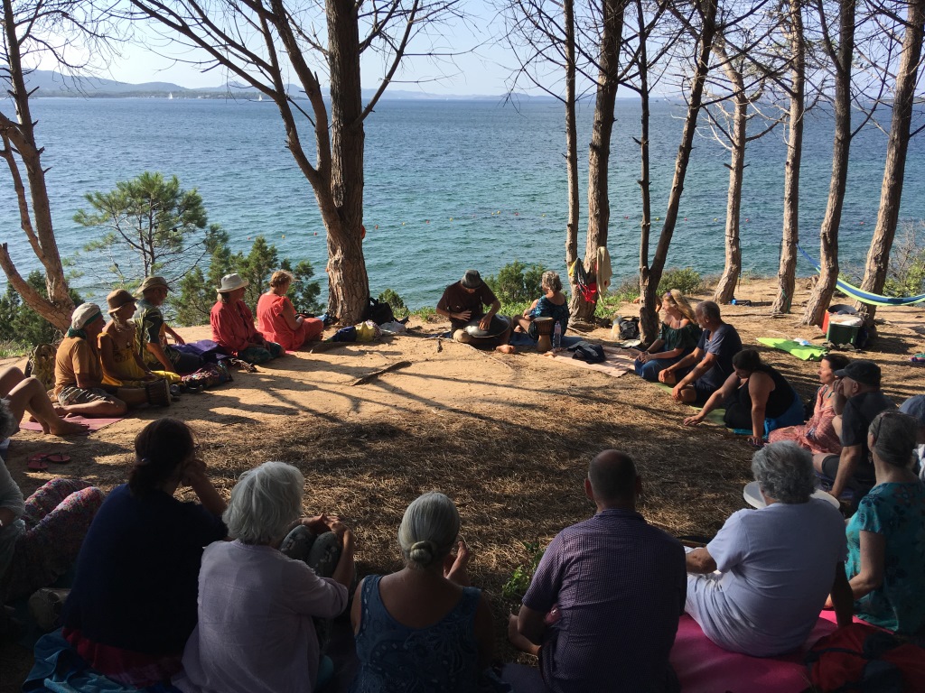 Session with Sufi musicians AHURA in Sardinia Cala Jami