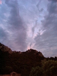 Wolken Sardinien