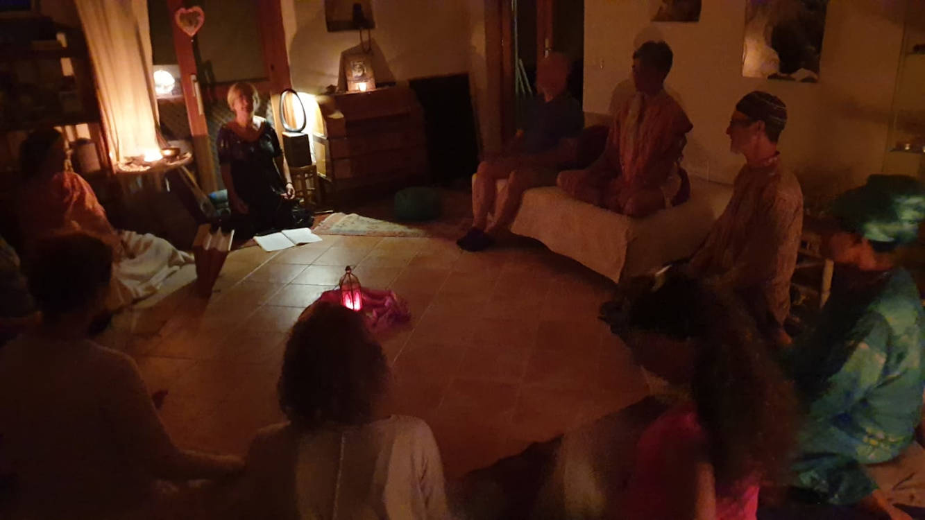 Cala Jami meditation gathering