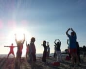 News 21 Cala Jami event on the beach