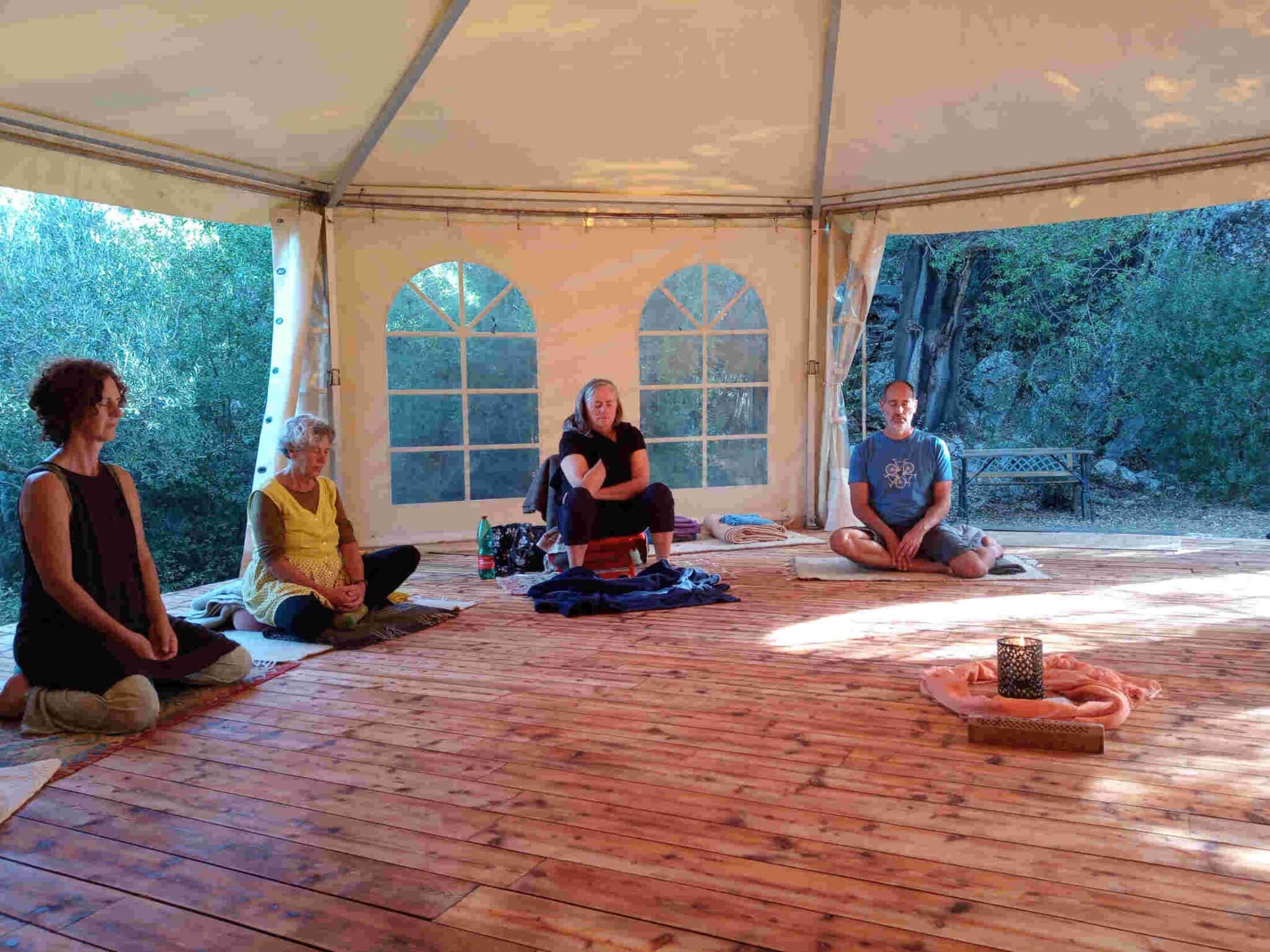 Meditation auf Cala Jami